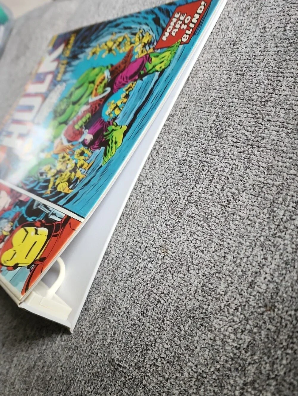 Vintage 1977 Mead Marvel Comics Hulk #189 3-ring Plastic binder